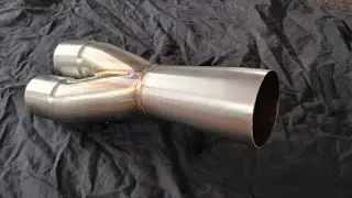 EXHAUST FABRICATION - 2-1 COLLECTOR WITH MERGE CONE