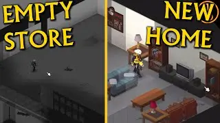 Building a safe house in the Crossroads Mall | PROJECT ZOMBOID GAMEPLAY