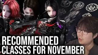 LOST ARK Recommended Classes for Nov 2023 out of latest reworked & new classes in KR
