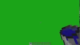 ведро воды в майнкрафтс a bucket of water in minecraft greenscreen