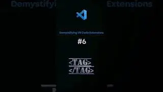 Demystifying VSCode Exstensions Part #6 #coding #programming #css #extension #vscode #frontend #java