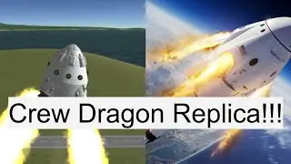 (KSP) Crew Dragon Recreation!!!