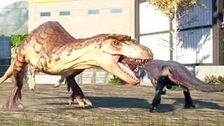 All Max Level Dinosaur Battle Royal - Jurassic World Evolution 2