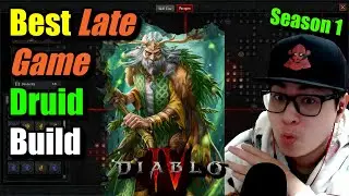 Diablo 4 Season 1 - Best Druid Leveling Build Update - Late Game - Lvl 50 to 70 - FULLY EXPLAINED!