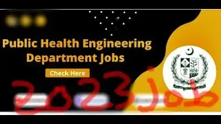 Online Apply for Public Health Engineering Department KPK Jobs 2023