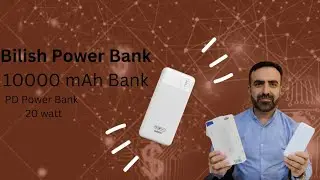 Bilish Power Bank | 10000 mAh | PD 20 Watt|