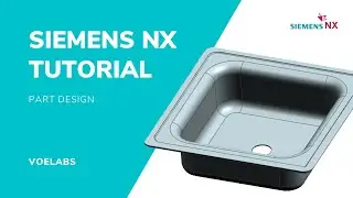 Tutorial How to Design and Render Stainless Steel Kitchen Sink using Siemens NX