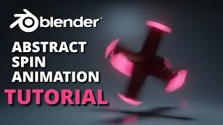 Abstract Object Spin Animation - Blender Tutorial