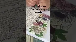 Using Napkins In Scripture Writing Journals