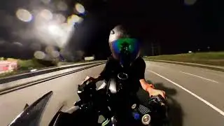 Joki Ninja250 takut speed dijalan basah (Tayar Standard Kureng laahh)