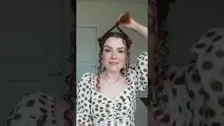 🧸 Penteado pra quem tem cabelo cacheado🧸pt 1