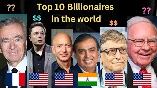 Top 10 Billionaires in the World (1996 - 2022) | Top 10 Richest People In The World | Data Crunch