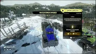 SnowRunner, Maine Region Ep.28 (Ice Watch Contract)