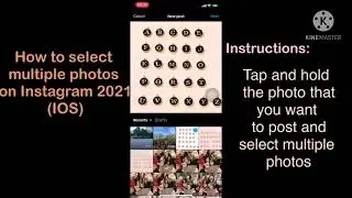 How to select multiple photos on Instagram 2021 - For IOS users