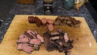 Prime vs Grass Fed Steak (Weber Kettle)