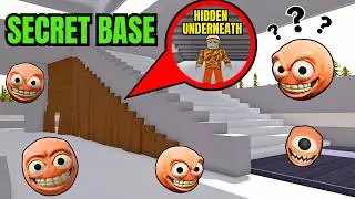 Building a SECRET STAIRCASE Base in Roblox GEF!