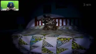 playing more fnaf 4, nightmare mode of part 3 IT GLITCHED GAME IN A DIFFERENT WAY!!!! Fnaf 4 part12.