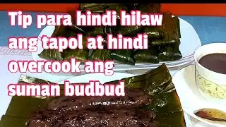 Tip para hindi hilaw ang tapol #sumanbudbud #sumanbisaya