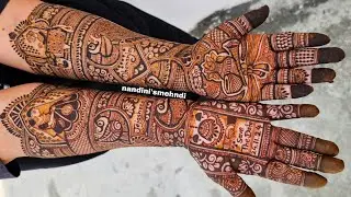 Professional Bridal Mehndi Full Video Tutorial😍/ 9699942500 whatsapp to order our mehndi products