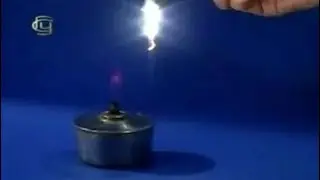 Experiments in Chemistry. Combustion air magnesium