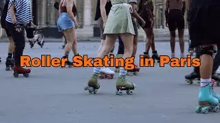 Roller-skating at the Louvre / Paris 2023