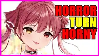 【Hololive】Marine: Horror Turn Horny【Outlast】【Eng Sub】