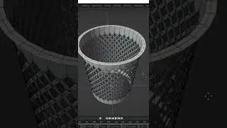 Create Dust Bin in Blender #blender #3dblender #blendercommunity #blender_modeling #complix_model