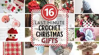 16 LAST MINUTE Crochet CHRISTMAS Gifts People ACTUALLY Want | FREE Crochet Patterns for Christmas 🎄🎄