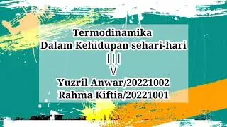 Termodinamika dalam kehidupan sehari-hari || Memanaskan air