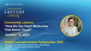 Ardem Patapoutian, PhD | Dean's Distinguished Lecture Series