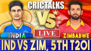 Live: IND Vs ZIM, 5th T20I, Harare | Live Scores & Commentary | India vs Zimbabwe | Last 4 Ov