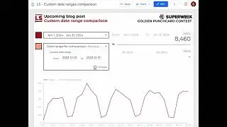 Upcoming blog post: Tutorial to create a Date ranges comparison control