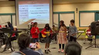 Daiwik performance at newark library on dec9th,2023