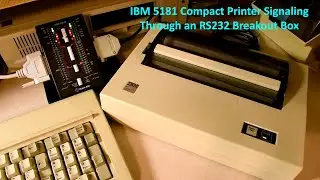 IBM 5181 Compact Printer Signaling Through an RS232 Breakout Box