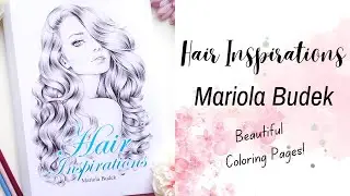 Hair Inspirations by Mariola Budek: Beautiful Adult Coloring Pages