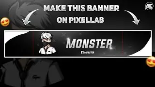 How To Make Free Fire Banner | On Pixellab | Gaming Banner