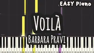 Barbara Pravi - Voilà (Easy Piano, Piano Tutorial) Sheet