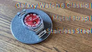 Stainless Steel | Metal Strap | Galaxy Watch 6 Classic | Samsung