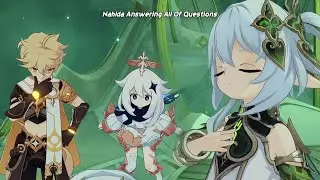 Nahida Information on Hydro Archon and Traveler Sibling