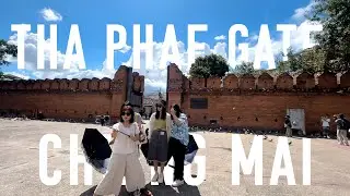 CHIANG MAI: Old City [4K] Walking Tour Thailand #2 (Rachadamnoen Rd)