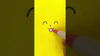 Pikachu canvas easy drawing 