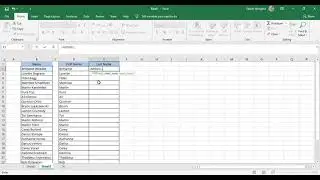Extracting First& Last name in excel