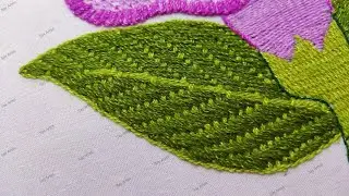 #191 Bordando  hoja grande y bonita!!! | Say Artes