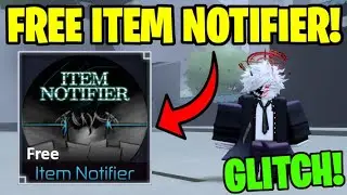 How to Get ITEM NOTIFIER in Jujutsu Infinite FOR FREE!