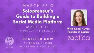 Solopreneur Guide to a Social Media Presence.