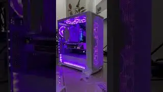 Purple and white themed RTX 3070 Ti i7 10700KF Gaming PC