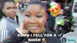 DAMN I WAS MESMERIZED BY THIS BIKER DOWNTOWN 😻VLOG#3
