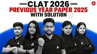 CLAT 2025 Previous Year Question Paper With Solution | CLAT 2025 CLAT PYQ Analysis