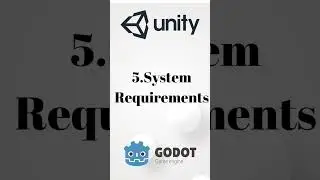 Unity vs Godot #unity3d #godotengine #shorts
