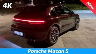 Porsche Macan S 2023 - Night Review (Infotainment, consumption, exhaust sound)